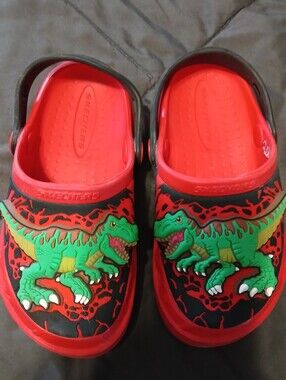 Boys Skechers Dinosaur Crocs size 13 (Little Boy)